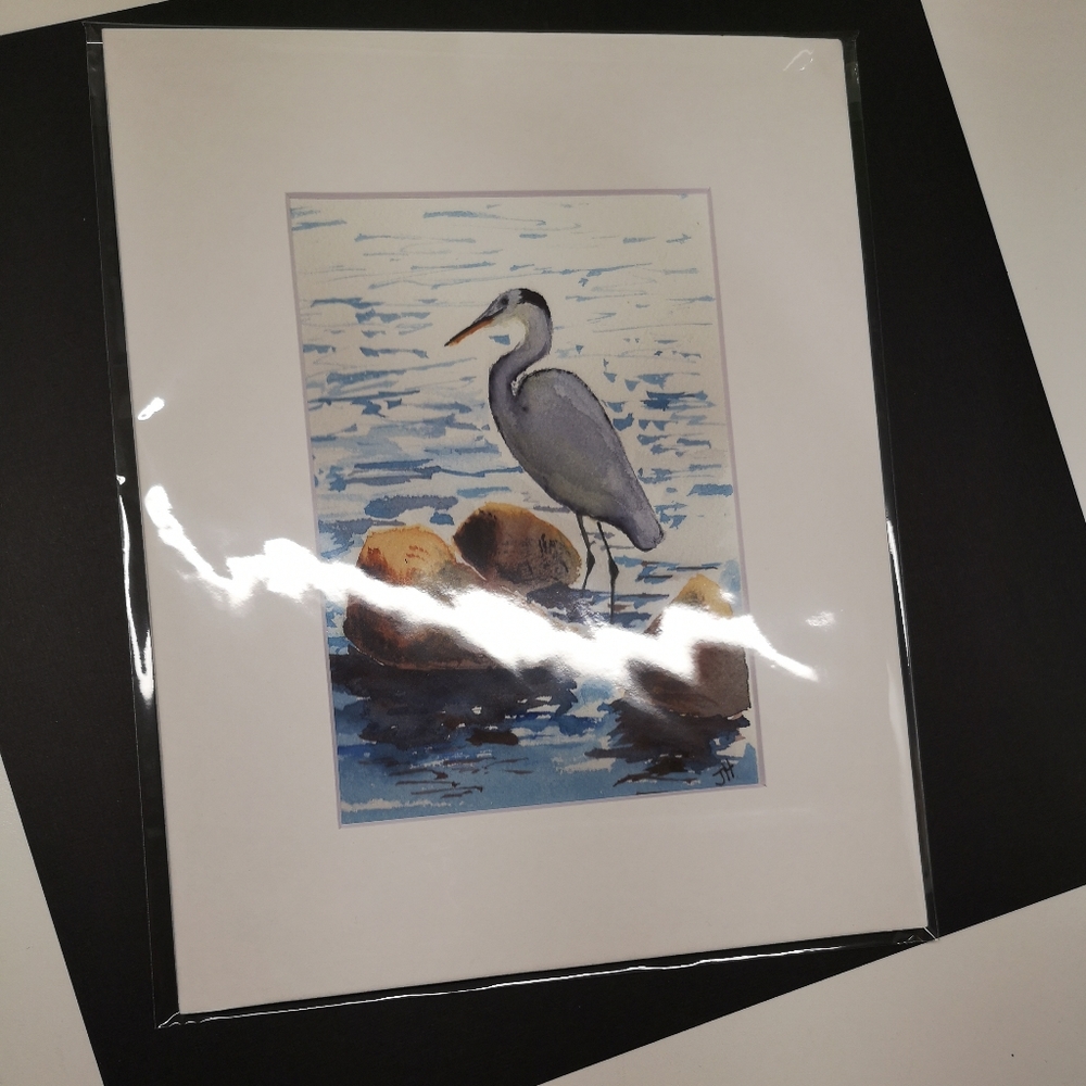 🚩HOST PICK 🚩🎨Matted Art Print of Original Watercolour Painting - Picture 3 of 3